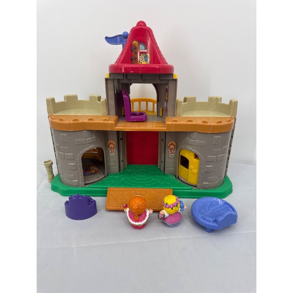 Vintage 2003 Fisher Price Little People Kingdom Castle Palace #C1159 2 Figures - Picture 4 of 7